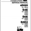 Mitsubishi Forklift FDC30 Service Manual EN 1