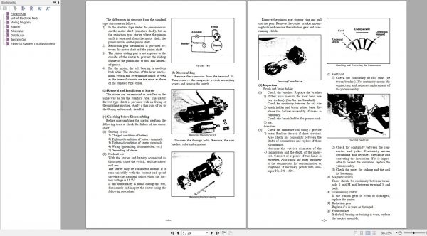 Mitsubishi Forklift FG10 Operation Maintenance Service Manual EN 3
