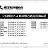 Mitsubishi Forklift FG15K FG25K FG25K HO Schematic Operation Maintenance Service Manual EN 3