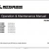 Mitsubishi Forklift FG15NM FG35NM Schematic Operation Maintenance Service Manual EN ES 1