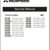 Mitsubishi Forklift FG20CN FG20N FG25N FG30N Operation Maintenance Service Manual EN ES FR 2
