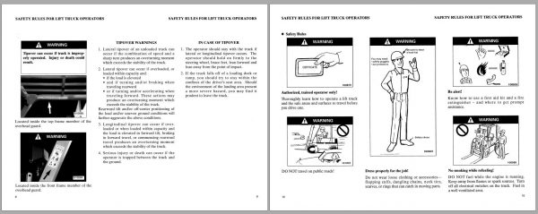 Mitsubishi Forklift FG25HP Schematic Operation Maintenance Manual EN 2