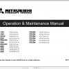 Mitsubishi Forklift FG28N Schematic Operation Maintenance Service Manual EN ES FR 1