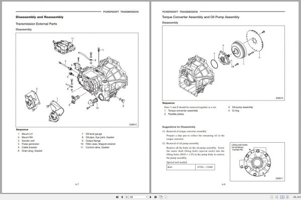 Mitsubishi Forklift FG35AN Service Manual EN 2