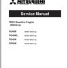 Mitsubishi Forklift FG40K FG40KL FG45K FG50K Schematic Service Manual EN 1