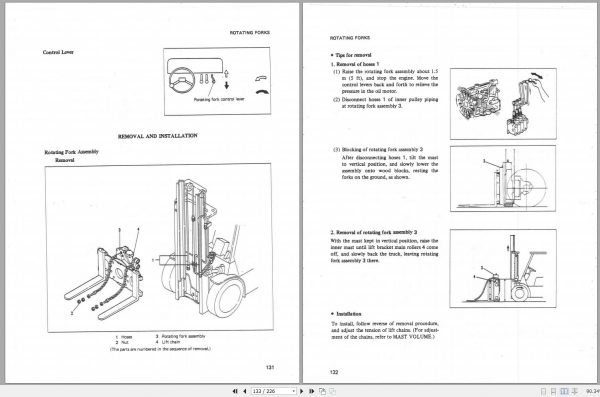 Mitsubishi Forklift FGC10 FGC15 Service Manual EN 3