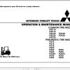 Mitsubishi Forklift FGC20 Schematic Operation Maintenance Service Manual EN 1