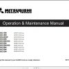 Mitsubishi Forklift FGC20N HO FGC25N HO Operation Maintenance Service Manual EN 1
