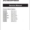 Mitsubishi Forklift FGC28N Schematic Operation Maintenance Service Manual EN 2