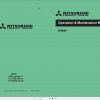 Mitsubishi Forklift OPB08H Schematic Operation Maintenance Manual EN DE 1