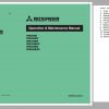 Mitsubishi Forklift OPB10NEF OPB20NEX Schematic Operation Maintenance Service Manual EN DE FR ES 1