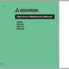 Mitsubishi Forklift OPB10SF OPB10SPF Operation Maintenance Service Manual EN DE FR ES 1