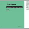 Mitsubishi Forklift OPB20NT Schematic Operation Maintenance Service Manual EN DE FR 1
