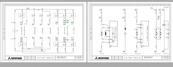 Mitsubishi Forklift OPB20S OPB20SP Schematic Operation Maintenance Service Manual EN FR ES DE 3