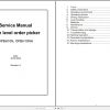 Mitsubishi Forklift OPBH10N OPBH10NH Schematic Operation Maintenance Service Manual EN DE ES FR 2