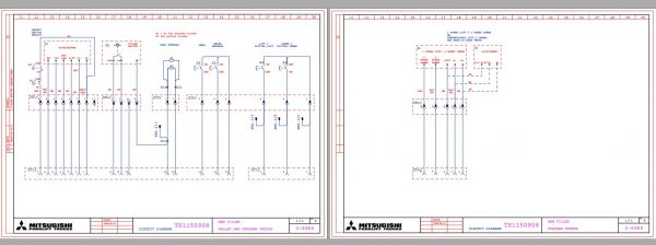 Mitsubishi Forklift PB20 Schematic Operation Maintenance Service Manual EN ES 2