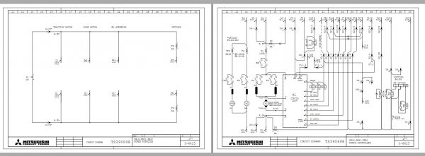 Mitsubishi Forklift PB20 Schematic Operation Maintenance Service Manual EN ES 3