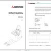 Mitsubishi Forklift PBF25N2 Schematic Operation Maintenance Service Manual EN ES DE FR 2