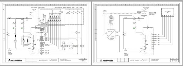 Mitsubishi Forklift PBP16K PBP20K Schematic Operation Maintenance Service Manual EN DE ES FR 3