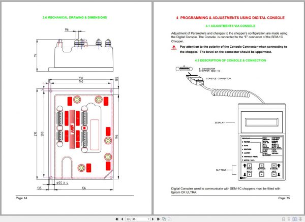 Mitsubishi Forklift PBR20K Schematic Operation Maintenance Service Manual EN FR ES DE 2