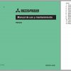 Mitsubishi Forklift PBR20N Schematic Operation Maintenance Service Manual EN 2