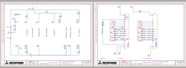 Mitsubishi Forklift PBR20N Schematic Operation Maintenance Service Manual EN 3