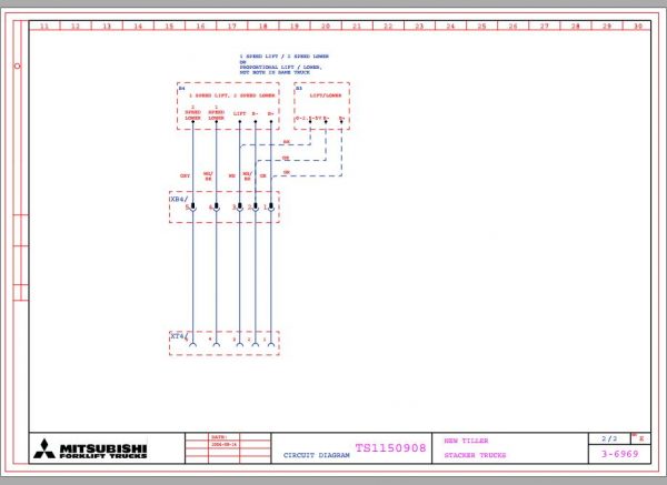 Mitsubishi Forklift PBV20K Schematic Service Manual EN 2