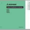Mitsubishi Forklift PBV20ND Schematic Operation Maintenance Service Manual EN FR DE 2
