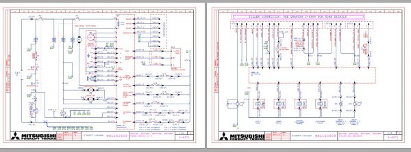 Mitsubishi Forklift PBV20ND Schematic Operation Maintenance Service Manual EN FR DE 3