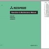 Mitsubishi Forklift PBV25NH Schematic Operation Maintenance Service Manual EN DE FR 1
