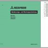 Mitsubishi Forklift PBV25NH Schematic Operation Maintenance Service Manual EN DE FR 2