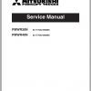 Mitsubishi Forklift PMWR30N PMWR40N Operation Maintenance Service Manual EN 1
