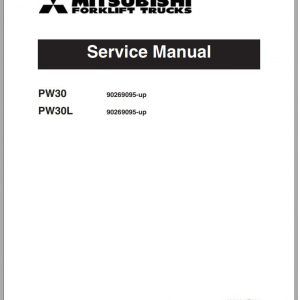 Mitsubishi Forklift PW30 Service Manual EN 1