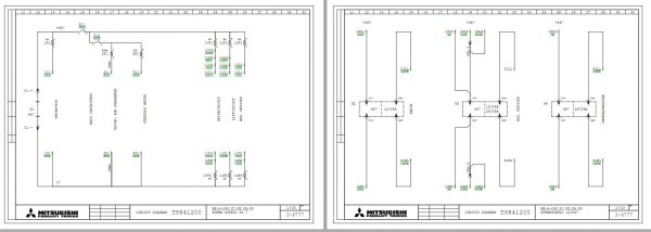 Mitsubishi Forklift RB14KE RB20K Schematic Operation Maintenance Service Manual EN FR ES DE 3