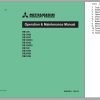 Mitsubishi Forklift RB14N RB25NH Schematic Operation Maintenance Service Manual EN FR DE 1