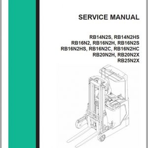 Mitsubishi Forklift RB20N2X RB25N2X Schematic Service Manual EN 1