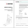 Mitsubishi Forklift SBP10N2 Schematic Operation Maintenance Service Manual EN 2