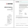 Mitsubishi Forklift SBR20N Schematic Operation Maintenance Service Manual EN 2