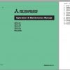 Mitsubishi Forklift SBV12N SBV12NI SBV12NS Operation Maintenance Service Manual EN DE FR 1