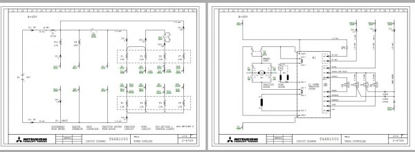 Mitsubishi Forklift TB12 Schematic Service Manual EN 1