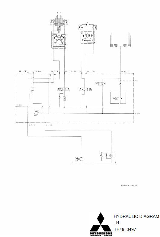 Mitsubishi Forklift TB12 Schematic Service Manual EN 2