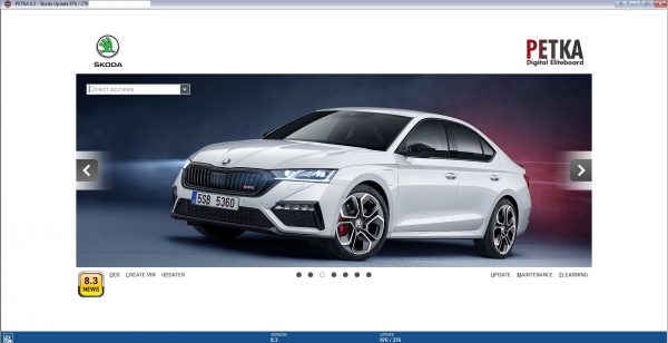 PETKA 8.3 Volkswagen Seat Skoda Audi Commercial Vehicles Porsche 03.2022 Spare Parts Catalog DVD 6