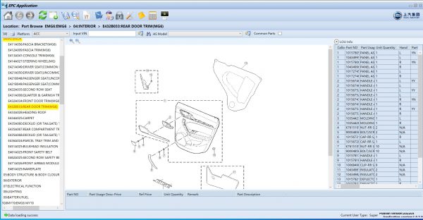 SAIC MOTOR Updated 03.2022 Electronic Spare Parts Catalog DVD 6