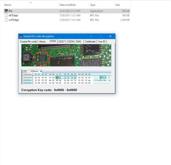 Scania Pin Code Decryption 2