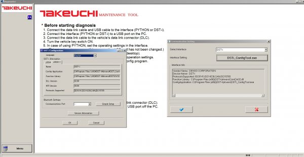 Takeuchi DIAGMASTER 4.1.0 2015 Diagnostics Software DVD 6 1