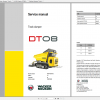Wacker Neuso Track Dumper DT08 Operator Service Manual Spare Parts Catalog 1