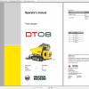 Wacker Neuso Track Dumper DT08 Operator Service Manual Spare Parts Catalog 2