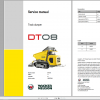 Wacker Neuso Track Dumper DT08PL Operator Service Manual Spare Parts Catalog 2