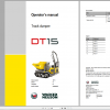 Wacker Neuso Track Dumper DT15 Operator Service Manual Spare Parts Catalog 1