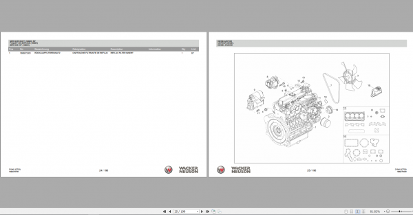 Wacker Neuso Track Dumper DT25 Operator Service Manual Spare Parts Catalog 3